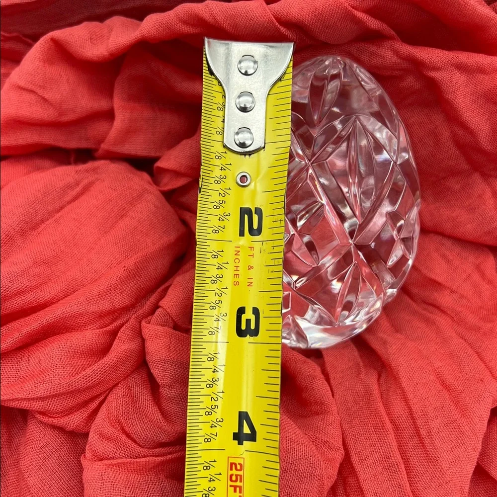 Waterford Crystal Annual Decorative Egg - Signed - Picture 9 of 9